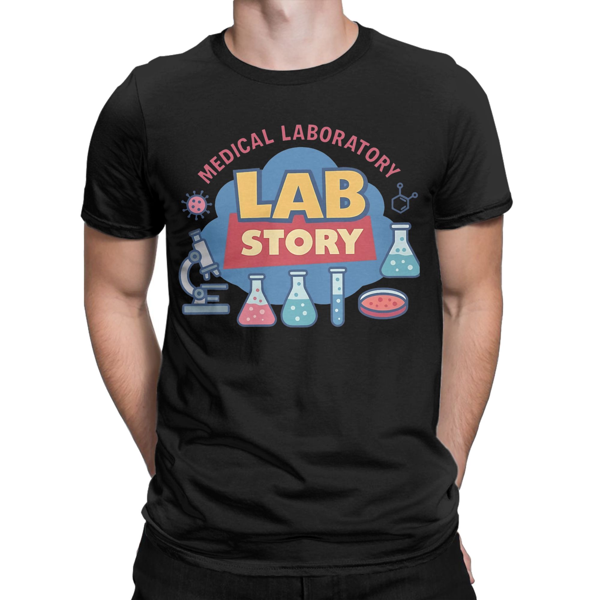Męskie koszulki T-shirt 2026 L – Medical Lab Week recenzja i cena